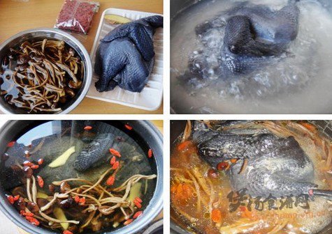 茶树菇乌鸡汤的做法