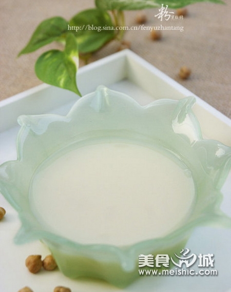 茉莉花豆浆的做法