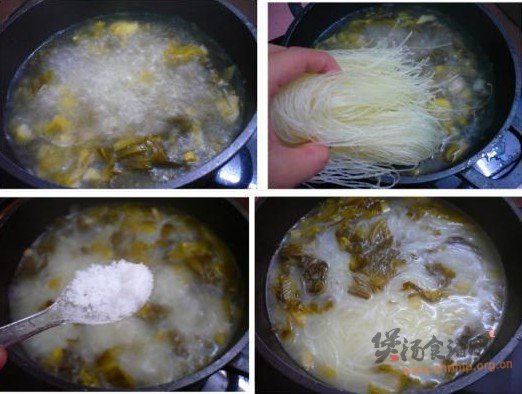 酸菜粉丝汤的做法