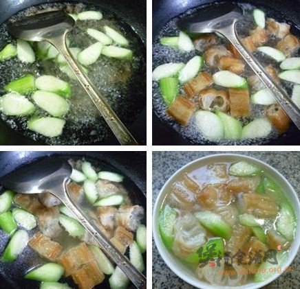 油条丝瓜汤的做法