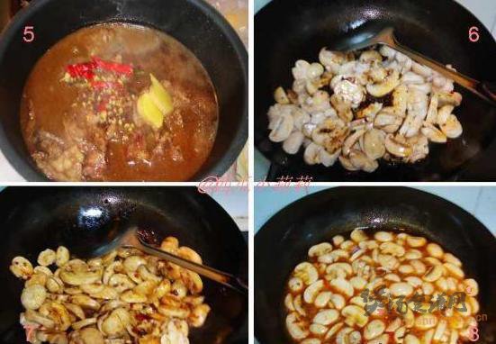 牛腩口蘑炖土豆粉的做法
