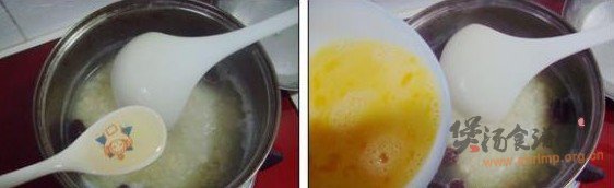 花生红枣蛋糊粥的做法
