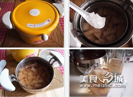 冰薄荷糖梨水的做法