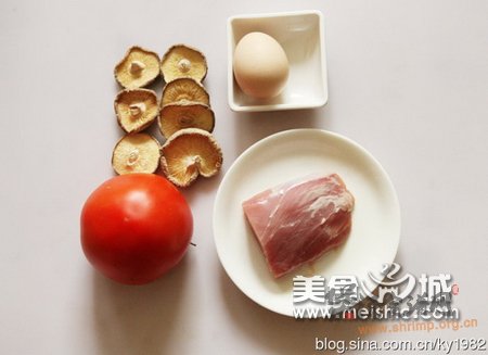 番茄里脊香菇羹的做法