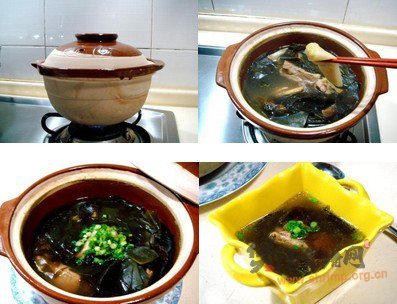 砂锅排骨海带汤的做法