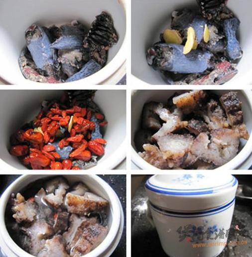 炖海参竹丝鸡的做法