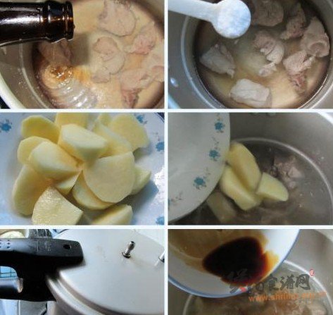 土豆脊骨汤的做法
