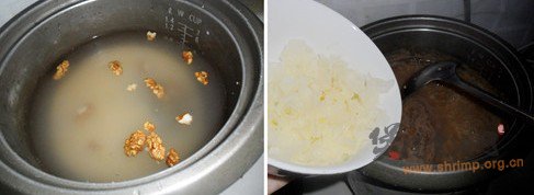 健脑核桃粥的做法