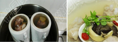 上汤参鲍排骨盅的做法