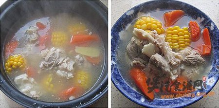 棒骨蔬菜汤的做法