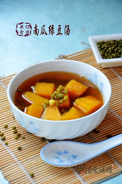 消暑佳品:南瓜绿豆汤的做法