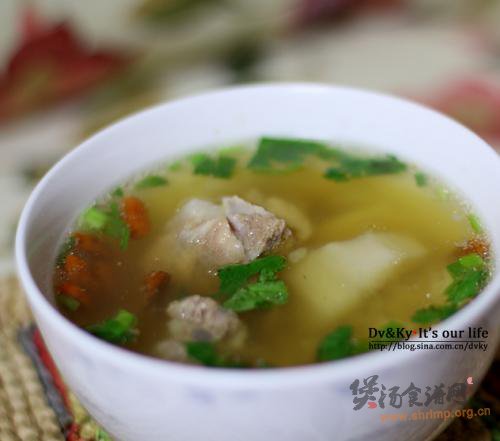 山杞肉汤的做法