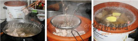 螺肉白果龙骨汤的做法