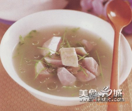 豆苗煮芋头的做法