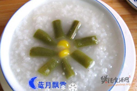 四季豆粥的做法