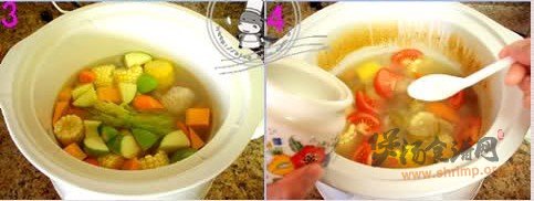 田园蔬菜养生汤的做法