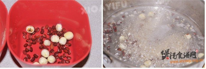 红豆莲子薏米粥的做法