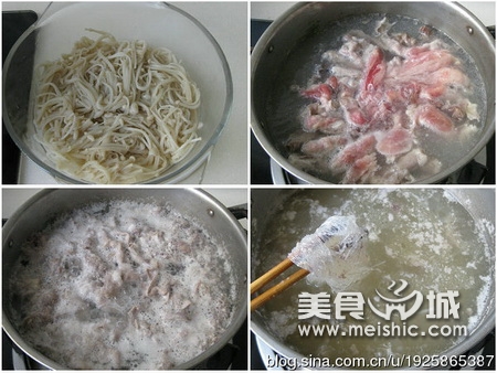 浸汤肥牛的做法