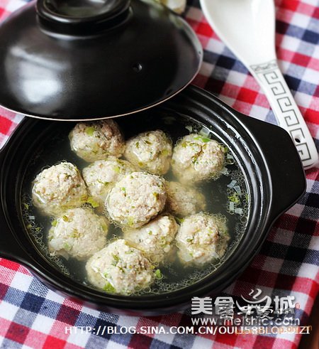 椿香豆腐丸子的做法