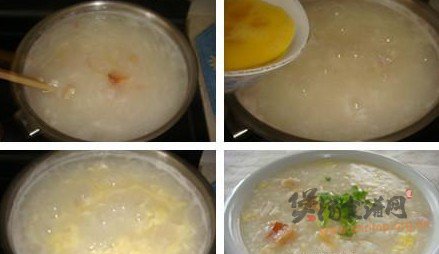 蟹肉瑶柱粥的做法