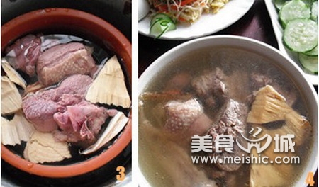 七指毛桃炖老鸭的做法