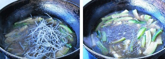 红薯汤粉丝瓜煲的做法