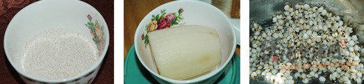 莲藕糯米粥的做法