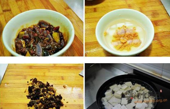 黄鳝海米炖豆腐的做法