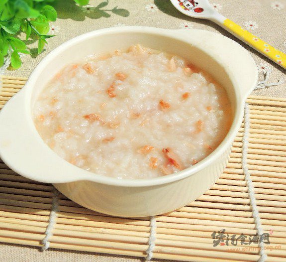 三文鱼粥的做法