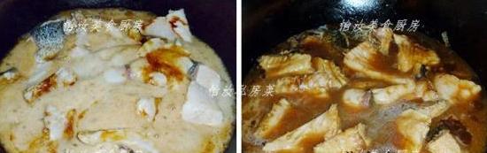 啤酒挎炖胖头鱼尾的做法
