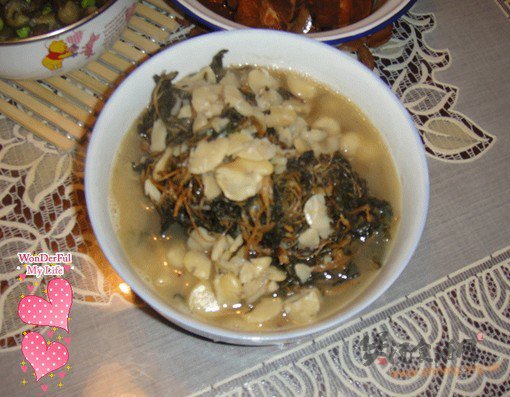 豆瓣菠菜干汤的做法