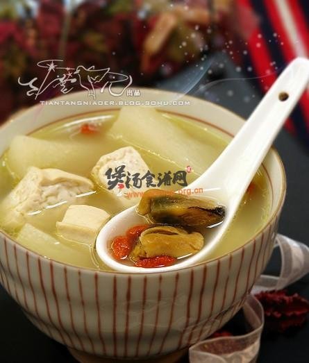 淡菜山药滋补汤的做法