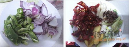 干锅香辣鸡煲的做法