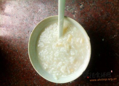 干贝鱼肉粥的做法