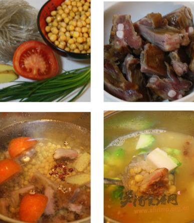 田园腊排炖的做法