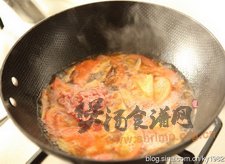 番茄里脊香菇羹的做法