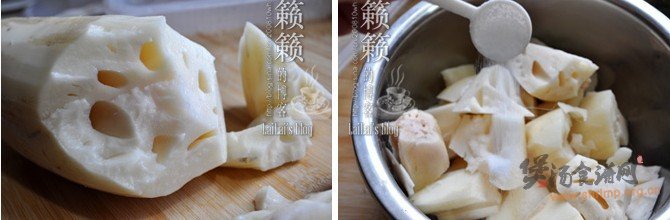 莲藕煨汤骨的做法