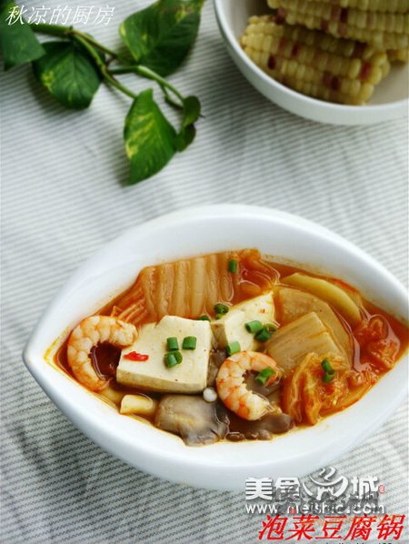(图)泡菜豆腐汤的做法