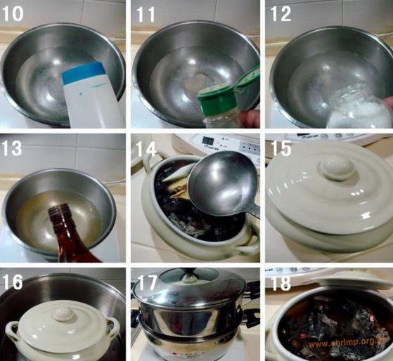 松茸炖乌鸡的做法