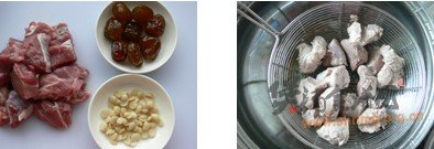 杏仁瘦肉蜜枣煲的做法
