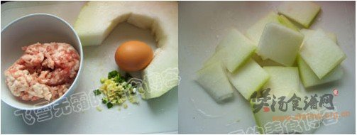 肉圆冬瓜汤的做法
