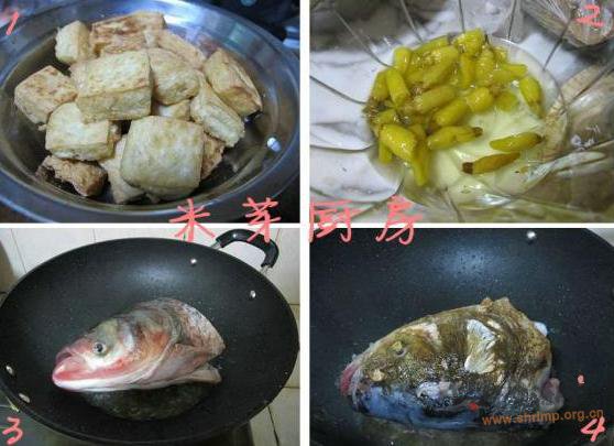 鱼头豆腐炖粉条的做法