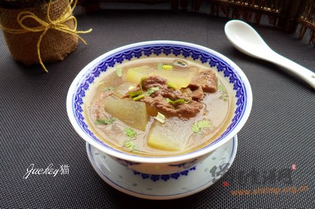 (图)牛肉冬瓜汤的做法