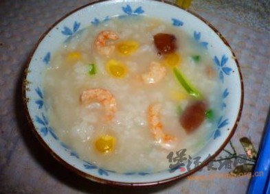 萝卜虾仁冬菇粥的做法