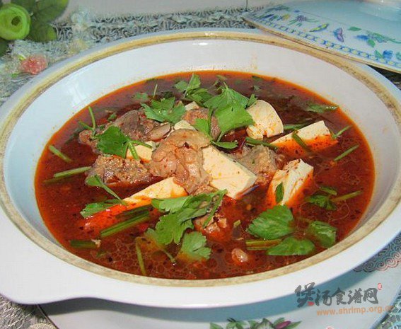 麻辣豆腐鸭汤煲的做法