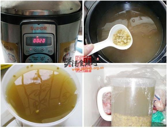 (3)绿豆汤的做法