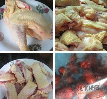 红枣炖鸡汤的做法