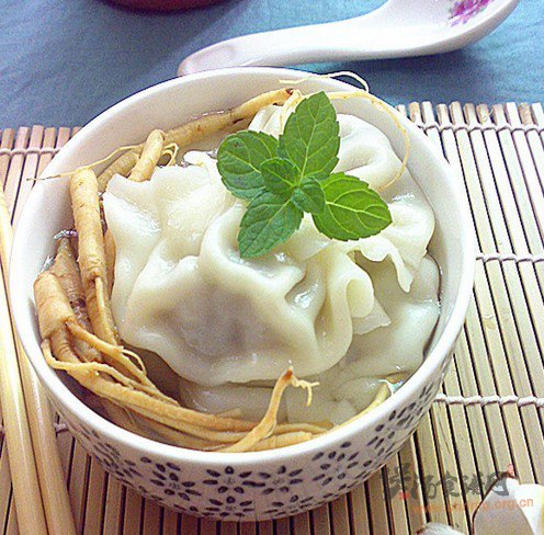 参茶炖汤饺的做法