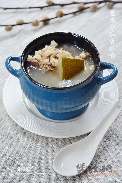 薏米冬瓜煲排骨的做法