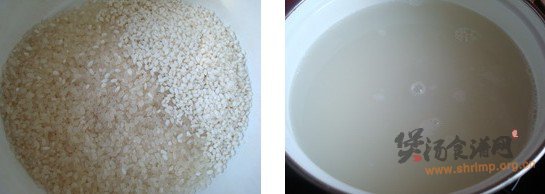 红薯芝麻粥的做法